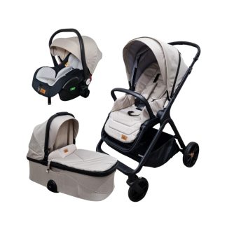 BBO MamaMia kolica za bebe 3u1 Bez, 0m+