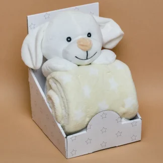 BBO Set igračka + ćebence – white dog
