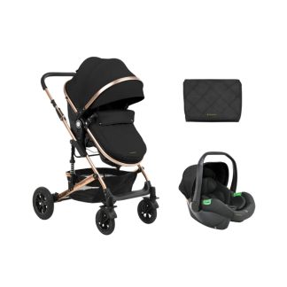 Kikka Boo Amaia Premium kolica za bebe 3u1 CRNA