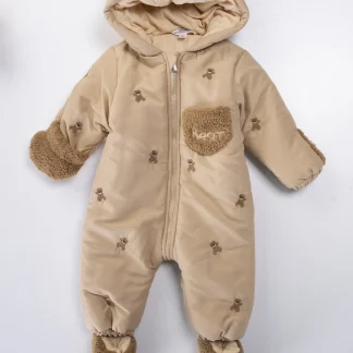 Zimski skafander za bebe sa medvedić motivom
